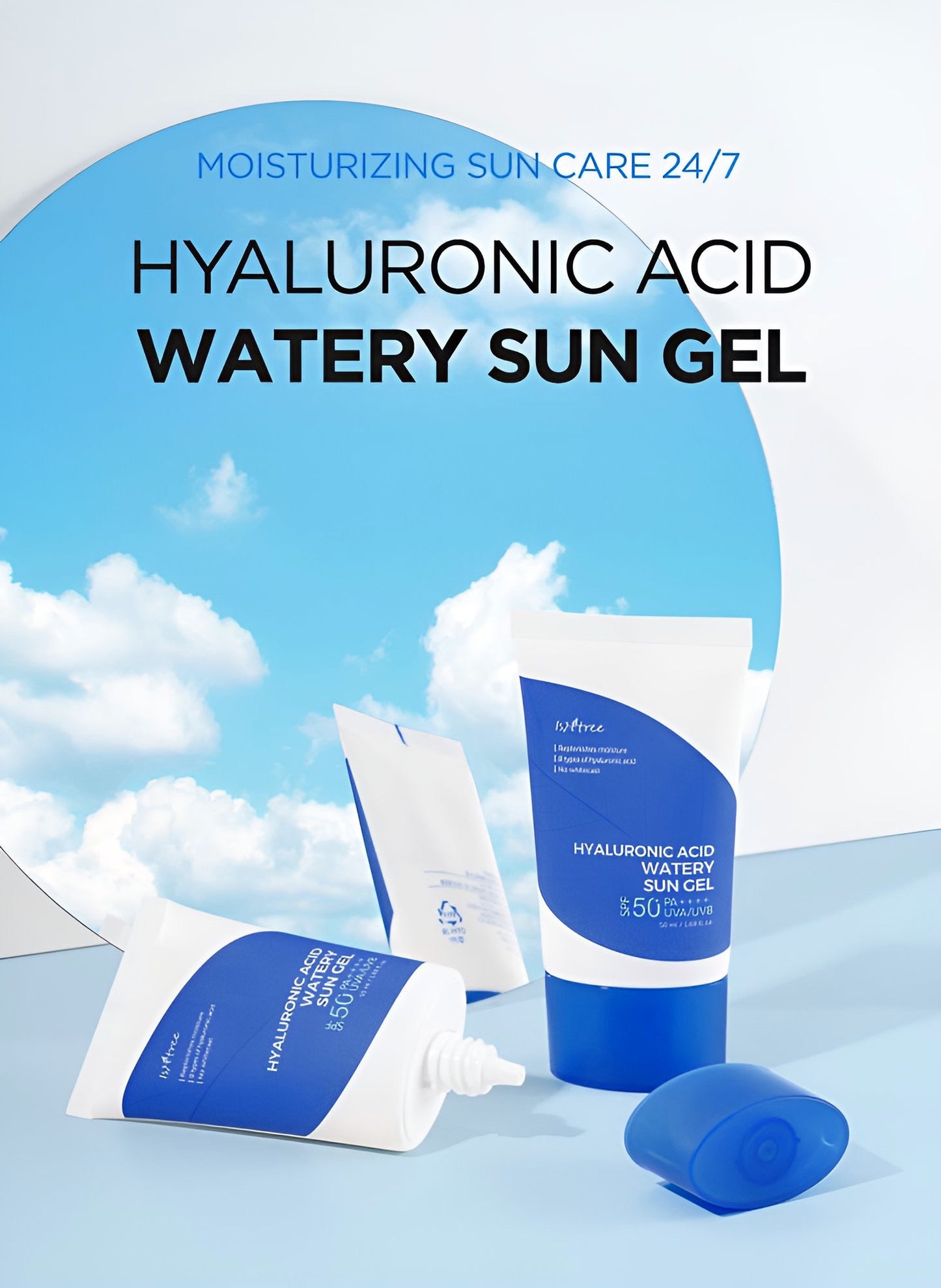 ISNTREE Hyaluronic Acid Watery Sun Gel SPF50+ PA++++ (50 ml)
