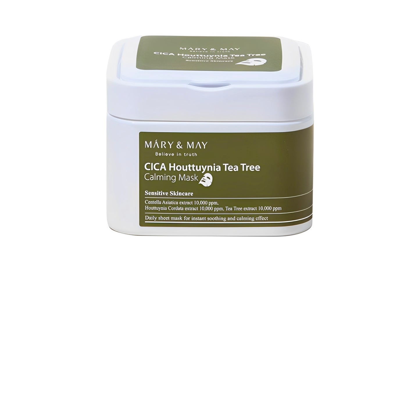 MARY&MAY - Cica Houttuynia Cordata Tea Tree Calming Mask (30 ks)