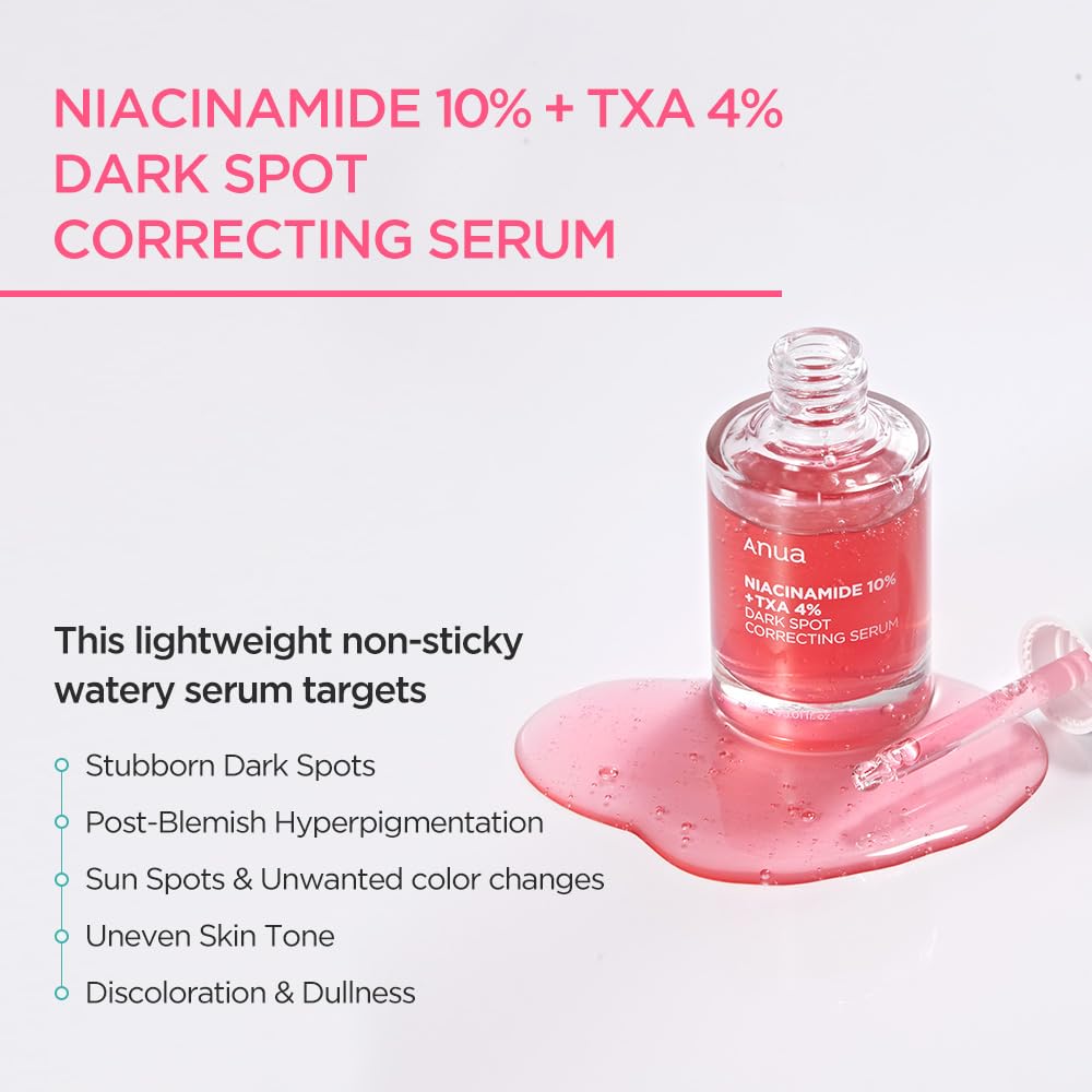 ANUA Niacinamid 10% + TXA 4% Sérum pro korekci tmavých skvrn (30ml)