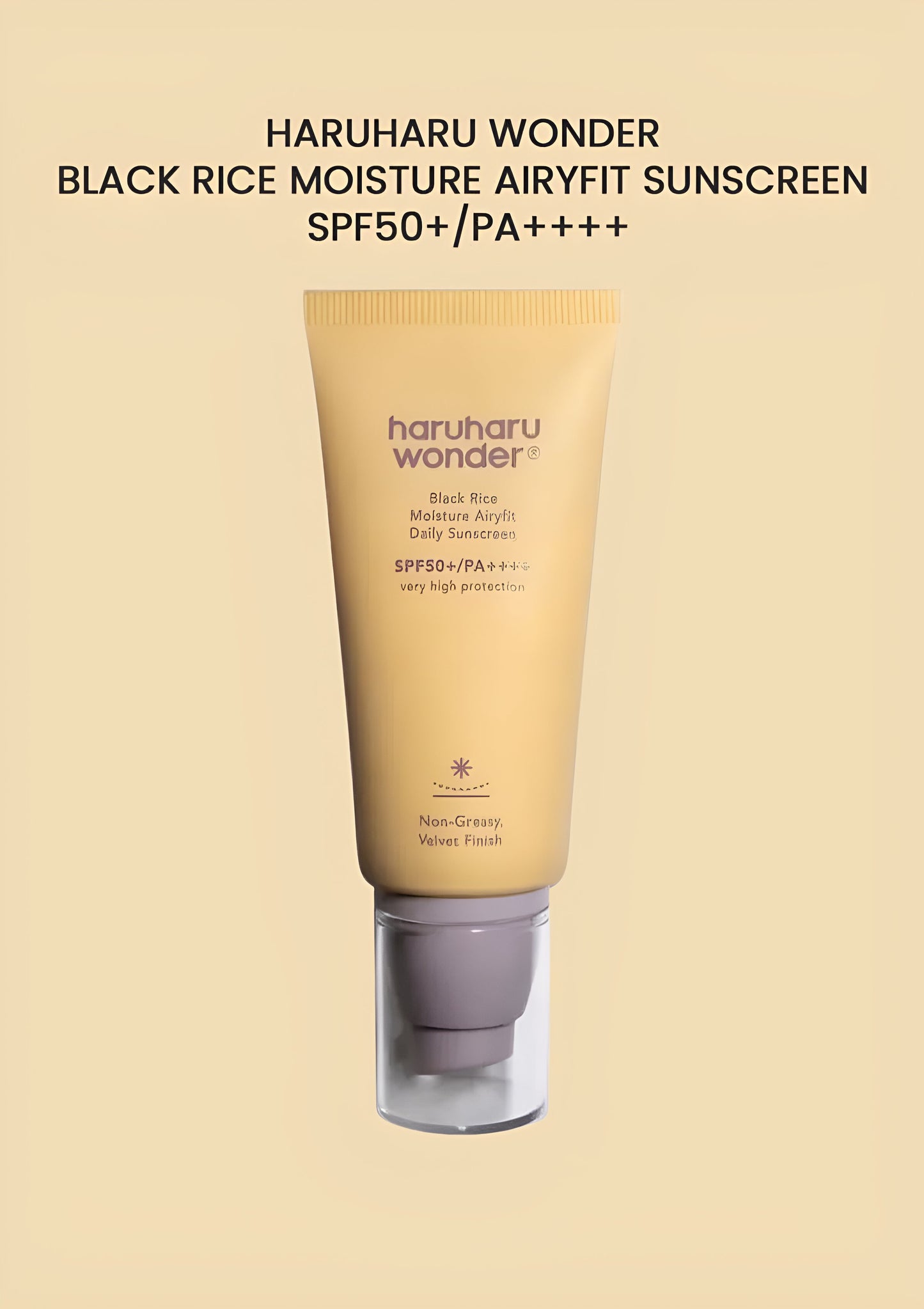 HARUHARU WONDER - Black Rice Moisture Airyfit Daily Sunscreen SPF50+ PA+++(50ml)