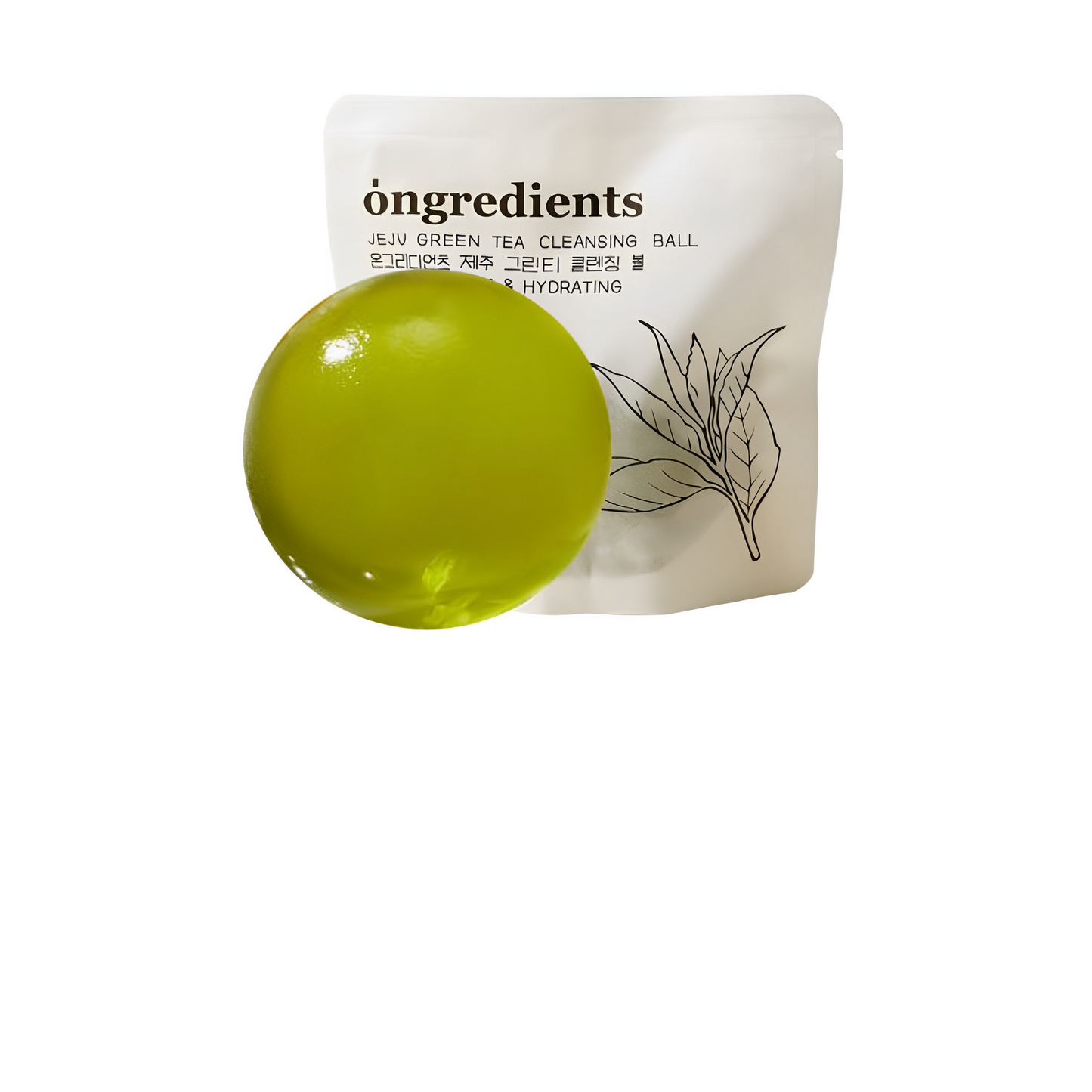 ONGREDIENTS Jeju Green Tea Cleansing Ball (1pc)