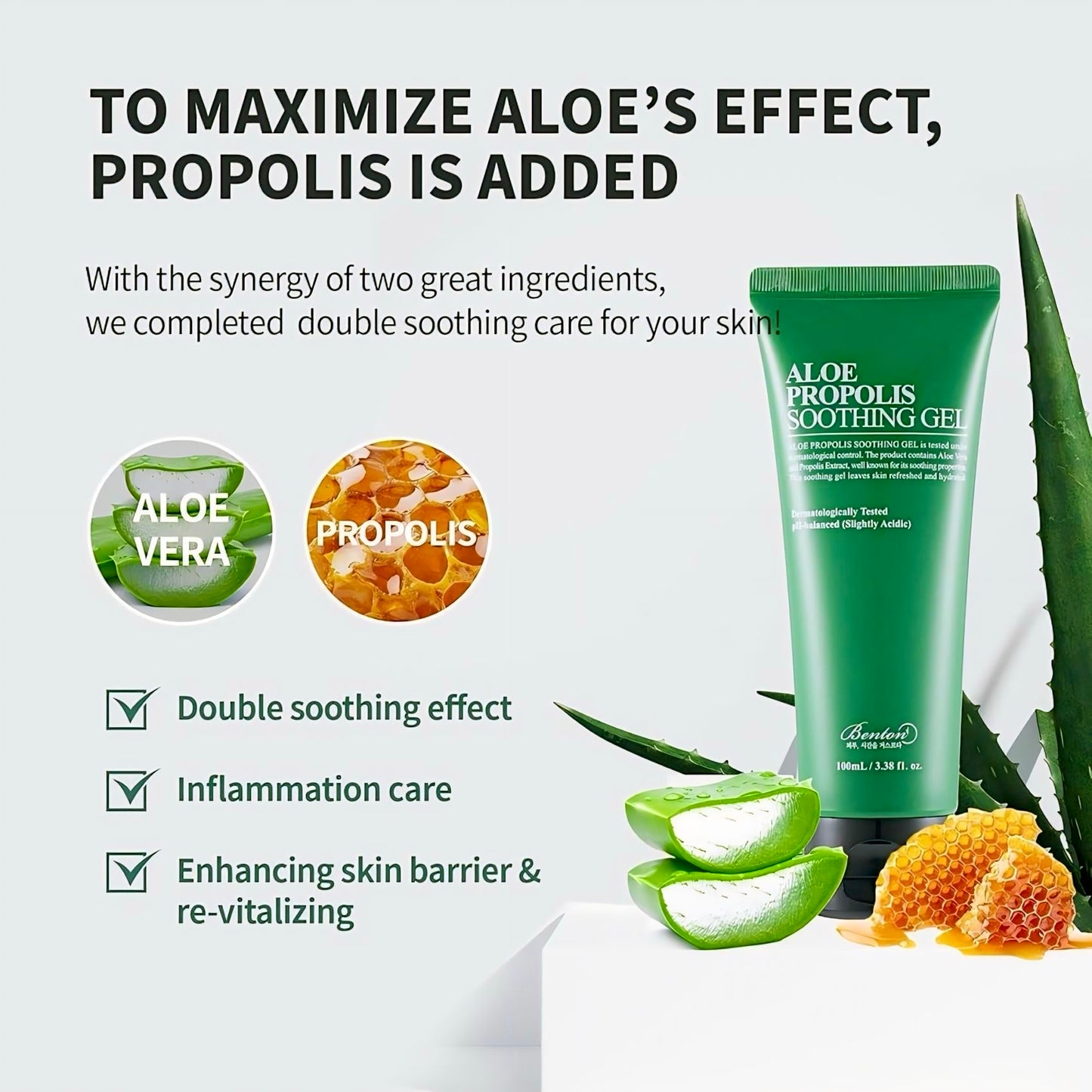 BENTON Aloe Propolis Soothing Gel (100ml)