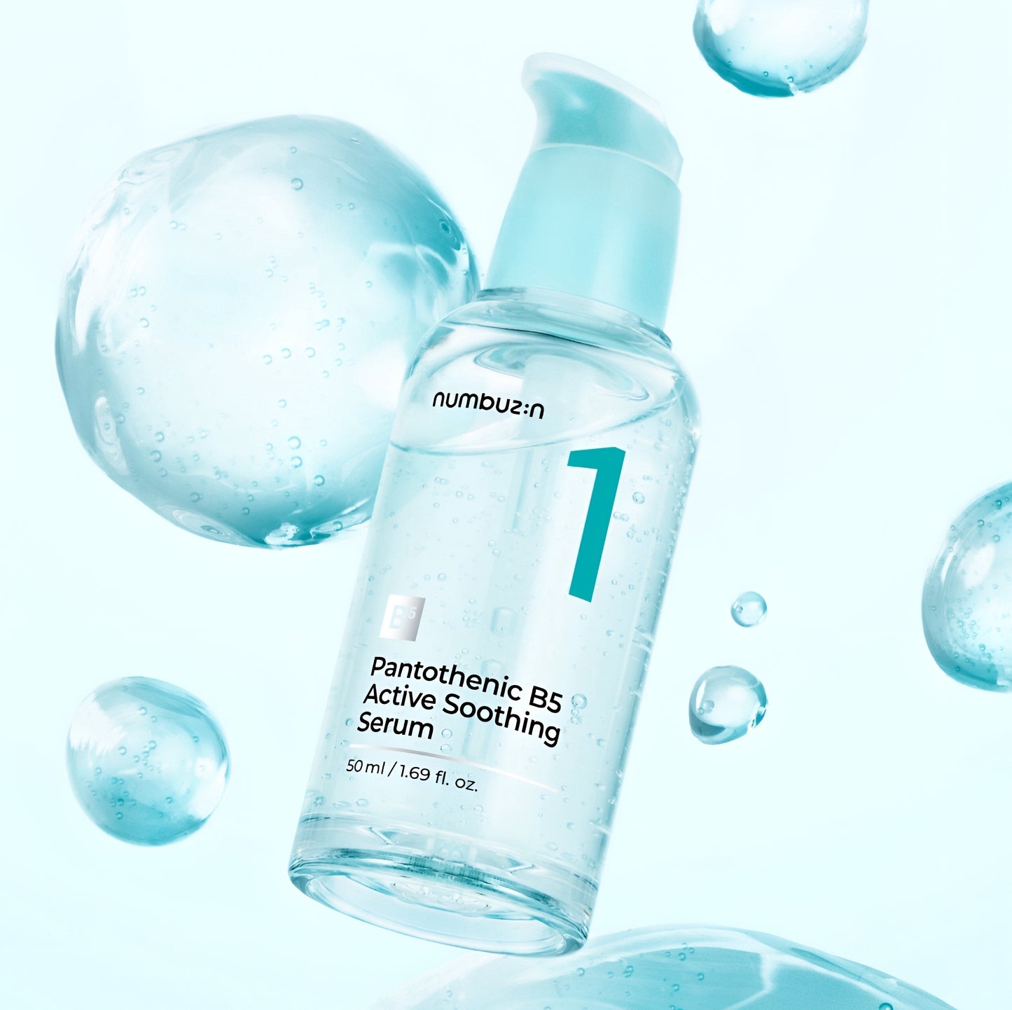 Numbuzin - No.1 Pantothenic B5 Active Soothing Serum - Intensive moisturizing face serum - 50 ml