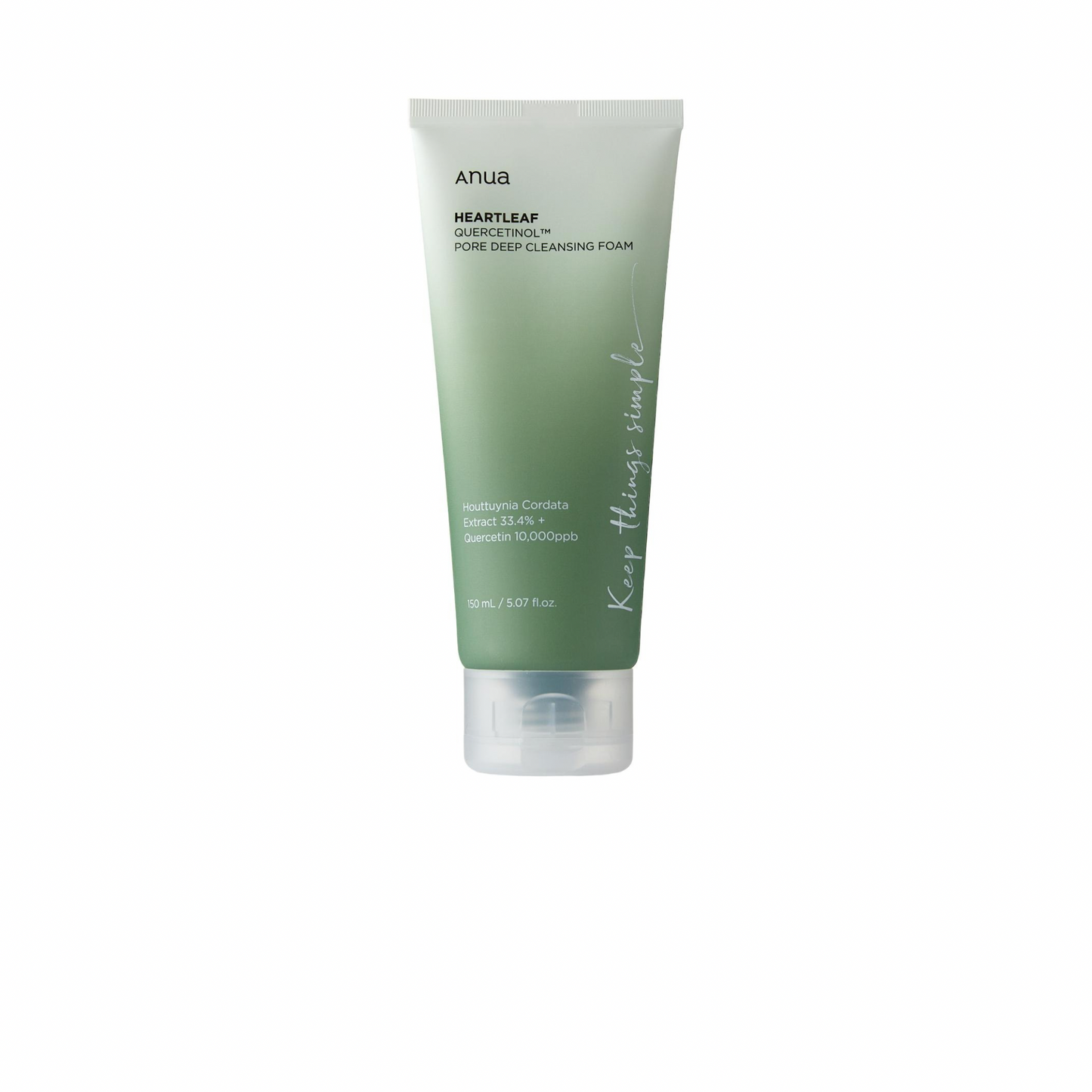 ANUA Heartleaf Quercetinol Deep Cleansing Foam (150ml)